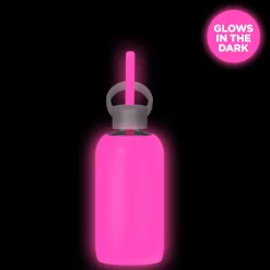 DEBBIE - LITTLE BOTTLE SIP KIT 500ML (16OZ) -Bkr bkr bottle sip kit glass silicone water bottle silicone straw straw cap 16oz debbie little bottle sip kit 500ml 16oz pkdebtb t16pb 0 35651337322667