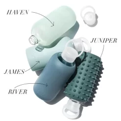 RIVER LITTLE BOTTLE 500mL (16 OZ) -Bkr bkr glass water bottle 16oz river 500ml 16 oz blrvrtb s16ht 810095830853 33549231095979