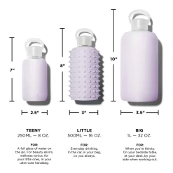 LALA SPIKED LITTLE BOTTLE 500ML (16OZ) -Bkr bkr glass water bottle 16oz spiked lala 500ml 16 oz vtllapk s16ht 812746022075 33549117718699 scaled