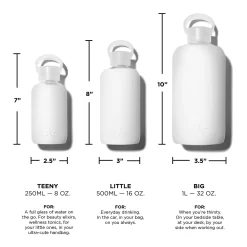 WINTER LITTLE BOTTLE 500ML (16OZ) -Bkr bkr glass water bottle 16oz winter 500ml 16 oz wtwtrpb s16ht 812746020859 33549110837419 scaled