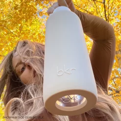 DOE DEMI BOTTLE 650mL (22 OZ) -Bkr bkr glass water bottle 22oz doe demi bottle 650ml 22 oz tndoepb s22ht 810095831614 34845906600107