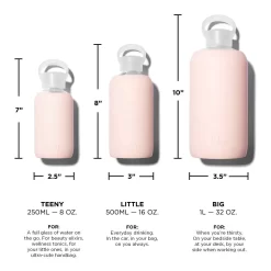 TUTU TEENY BOTTLE 250ML (8OZ) -Bkr bkr glass water bottle 8oz tutu 250ml 8 oz pkttupb s08ht 812746021931 33549124567211