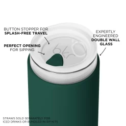 EVERLY LITTLE CUP 355mL (12oz) 9 EVERLY LITTLE CUP 355mL (12oz) -Bkr bkr insulated glass tumbler 12oz everly little cup 355ml 12oz grevrpb l12ht 810095831904 34890481369259