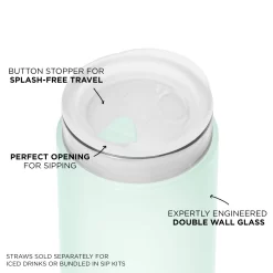 HAVEN LITTLE CUP 355mL (12oz) 9 HAVEN LITTLE CUP 355mL (12oz) -Bkr bkr insulated glass tumbler 12oz haven little cup 355ml 12oz grhavtb l12ht 810095831683 34755408756907