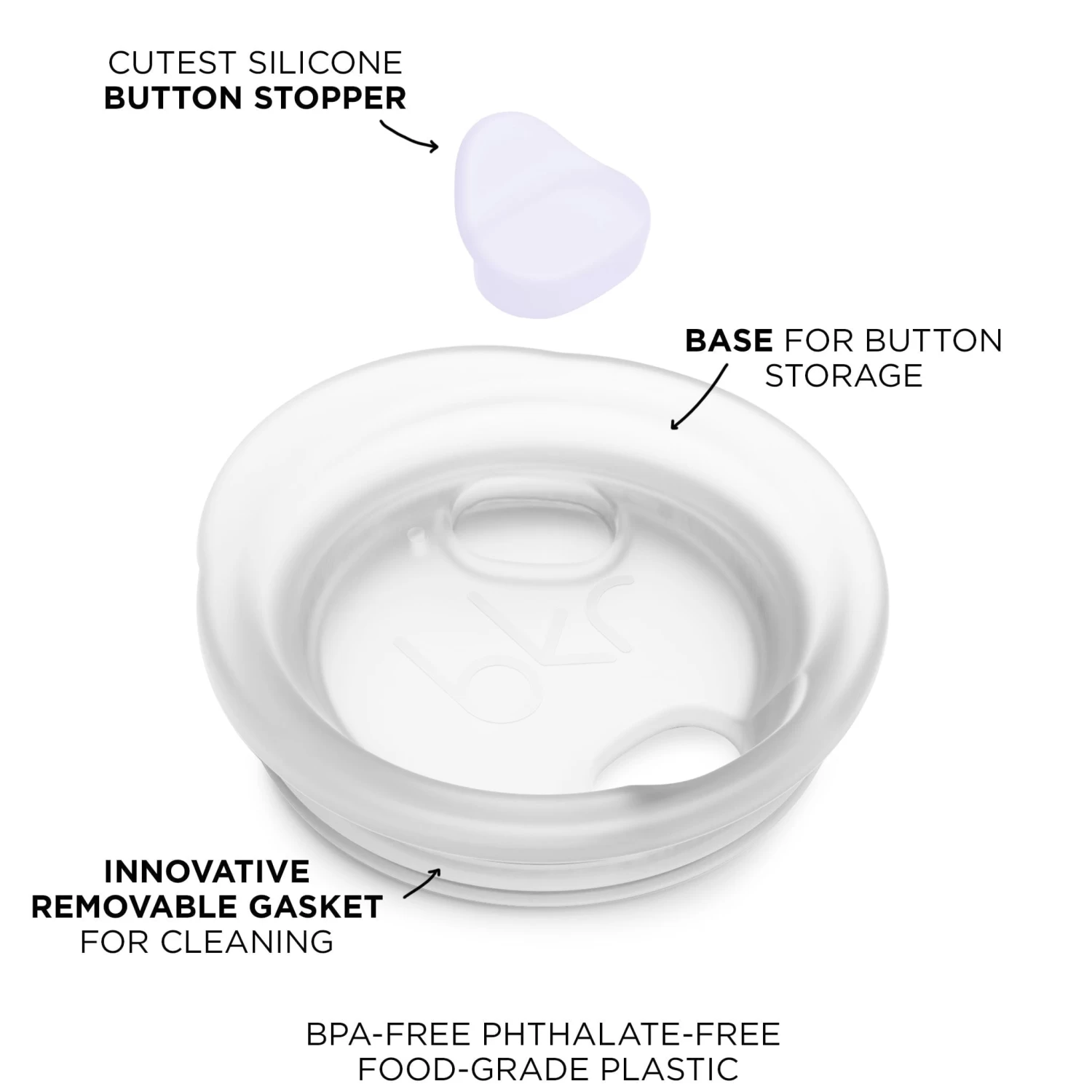 FOOF & THE COTTON CANDY - DEMI CUP SIP KIT 500ML (16oz) 5 FOOF & THE COTTON CANDY - DEMI CUP SIP KIT 500ML (16oz) - Image 5