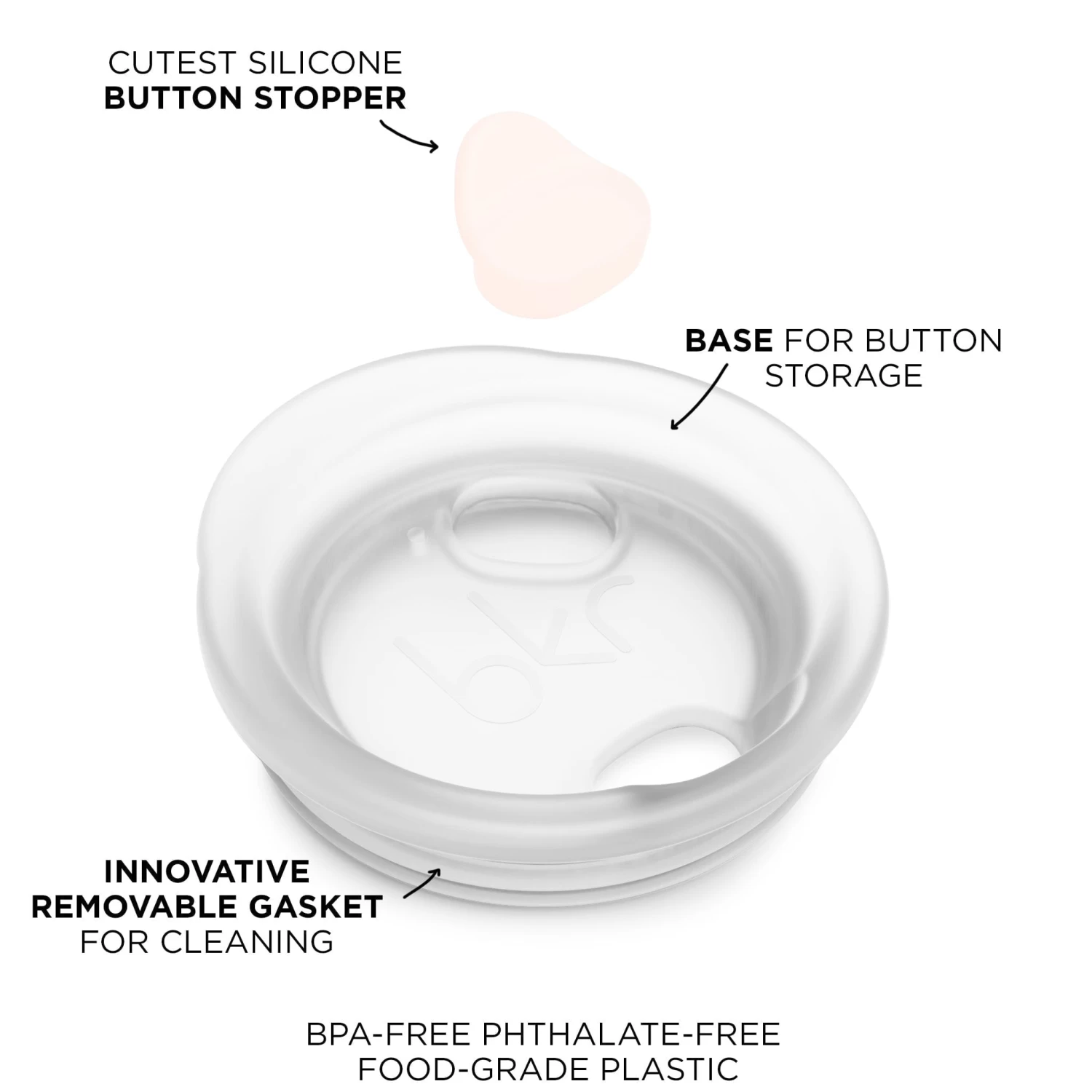 PARIS & THE COTTON CANDY - DEMI CUP SIP KIT 500ML (16oz) 5 PARIS & THE COTTON CANDY - DEMI CUP SIP KIT 500ML (16oz) - Image 5