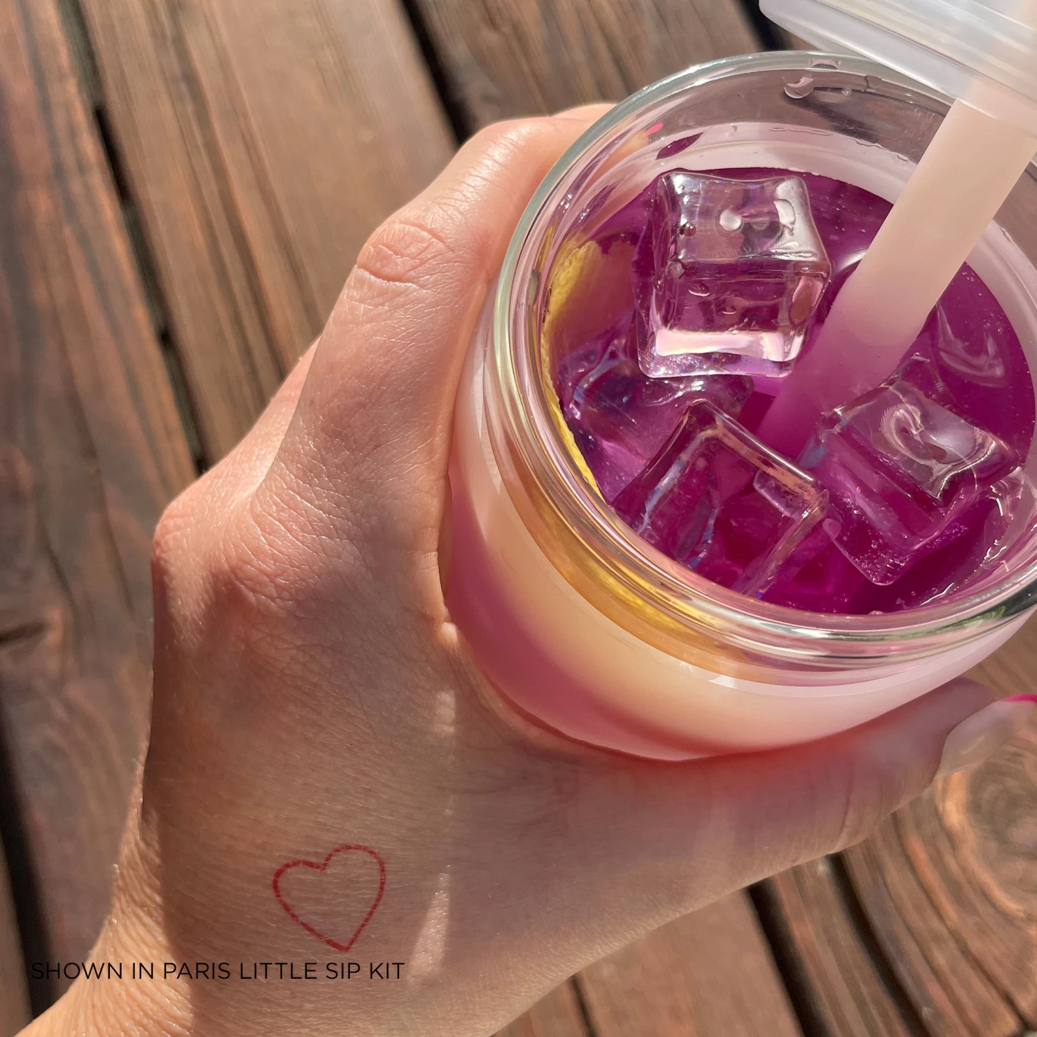 PARIS & THE COTTON CANDY - DEMI CUP SIP KIT 500ML (16oz) 11 PARIS & THE COTTON CANDY - DEMI CUP SIP KIT 500ML (16oz) - Image 11
