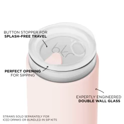 TUTU DEMI CUP 500mL (16oz) 7 TUTU DEMI CUP 500mL (16oz) -Bkr bkr insulated glass tumbler 16oz tutu demi cup 500ml 16oz pkttubb l16ht 810095831713 34755416359083