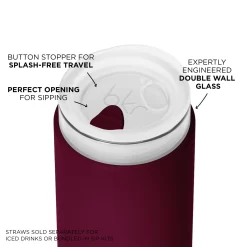 VALENTINA DEMI CUP 500mL (16oz) 11 VALENTINA DEMI CUP 500mL (16oz) -Bkr bkr insulated glass tumbler 16oz valentina demi cup 500ml 16oz rdvntpb l16ht 810095832062 34775979065515