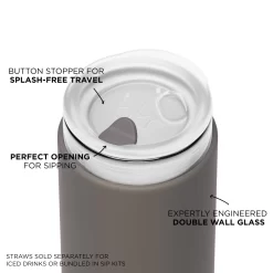 WEDNESDAY LITTLE CUP 355mL (12oz) 13 WEDNESDAY LITTLE CUP 355mL (12oz) -Bkr bkr insulated glass tumbler kit wednesday cup 355ml 12oz bkwdntb l12ht 810095831423 34381264912555