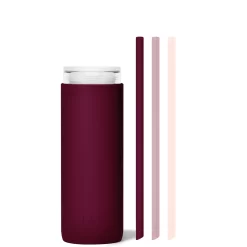 VALENTINA & A KISS ON EACH CHEEK - DEMI CUP SIP KIT 500ML (16oz) -Bkr bkr insulated sip kit double wall glass silicone tumbler silicone straw 16oz valentina a kiss on each cheek demi cup sip kit 500ml 16oz rdvkcpb l16pb 34775959994539