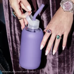 MARY & THE MARTINI & MANI - LITTLE BOTTLE SIP KIT 500ML (16 OZ) -Bkr bkr sip kit silicone straw cap glass water bottle 16oz mary the martini mani little bottle sip kit 500ml 16 oz vtmmmtb t16pb 34932943683755