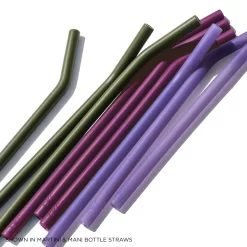 OLIVE & THE MARTINI & MANI - BIG BOTTLE SIP KIT 1L (32 OZ) -Bkr bkr sip kit silicone straw cap glass water bottle 32oz olive the martini mani big bottle sip kit 1l 32 oz grommpb t32pb 34932805238955