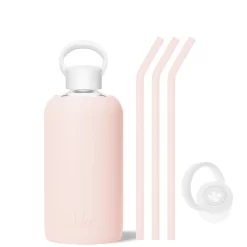 TUTU - BIG BOTTLE SIP KIT 1L (32 OZ) -Bkr bkr sip kit silicone straw cap glass water bottle 32oz tutu big bottle sip kit 1l 32 oz pktskpb t32pb 34994661818539
