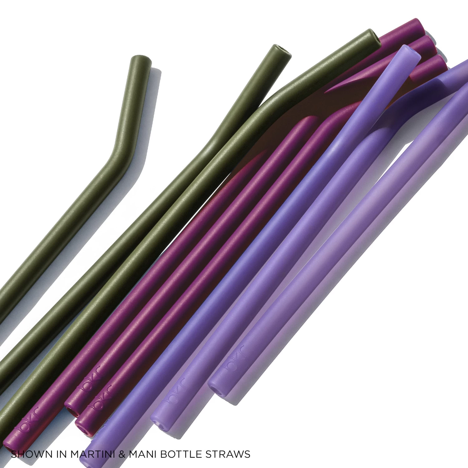 MARTINI & MANI LITTLE BOTTLE STRAWS 500ML (16 OZ) SET OF THREE 2 MARTINI & MANI LITTLE BOTTLE STRAWS 500ML (16 OZ) SET OF THREE - Image 2